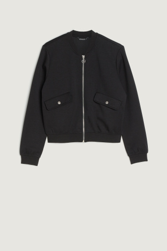 Casualowa bluza w kolorze czarnym 