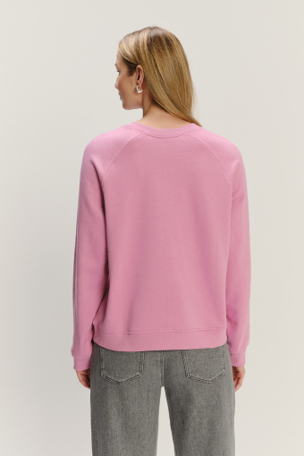 Jasnofioletowa bluza basic 