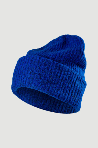 Ciemnoniebieska czapka w stylu casual