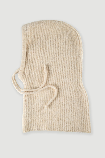 Dzianinowa kominiarka z wełną  Dzianinowa kominiarka z wełną