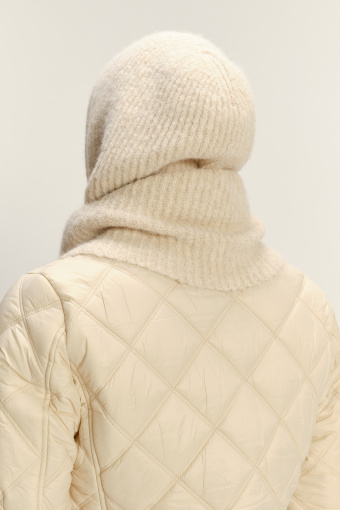 Dzianinowa kominiarka z wełną  Dzianinowa kominiarka z wełną