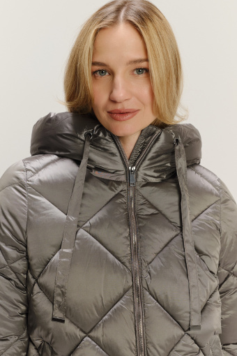 Krótka szara kurtka 