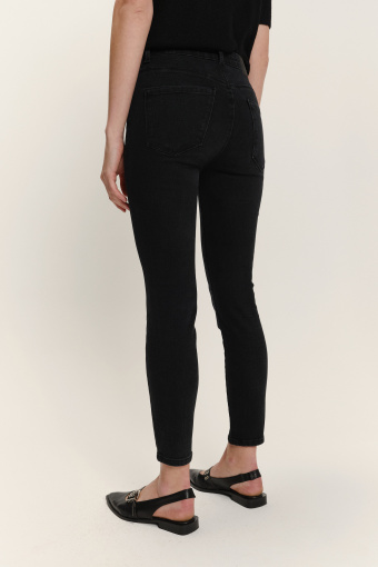Czarne jeansy skinny