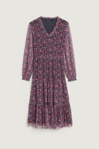 Romantyczna sukienka w drobny print