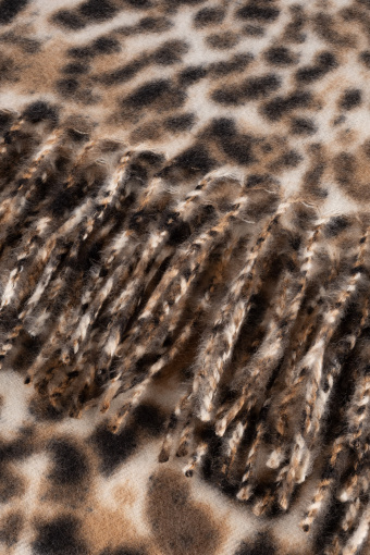 Stylowy szalik z printem animal