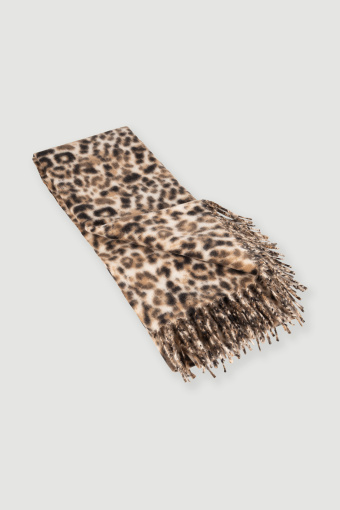 Stylowy szalik z printem animal