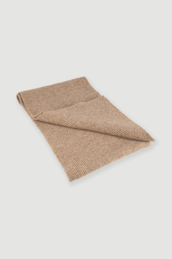 Ciepły szalik w kolorze coffee