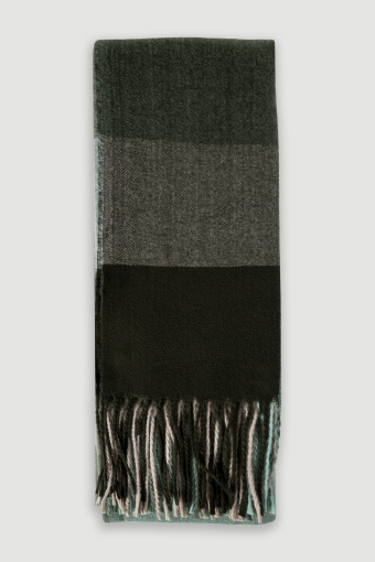 Komfortowy szalik z frędzlami 