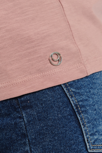 T-shirt w kolorze zgaszonego różu T-shirt w kolorze zgaszonego różu