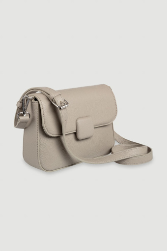 Jasnobeżowa listonoszka na regulowanym pasku