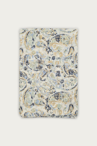 Pastelowa apaszka z printem paisley