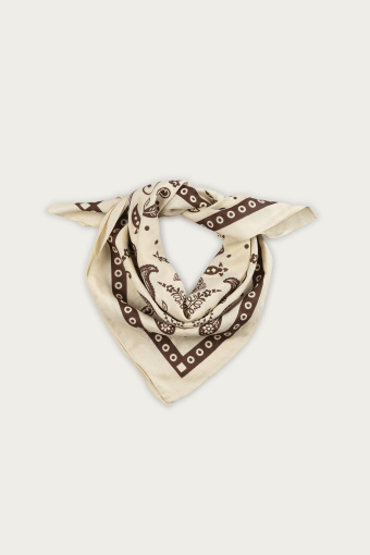 Stylowa apaszka z printem paisley