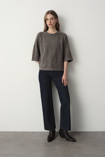 Ziemisty sweter oversize