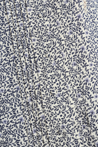 Kobieca bluzka z nadrukiem w drobne kwiaty