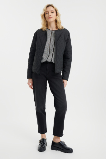 Dwustronna krótka kurtka z pikowaniem