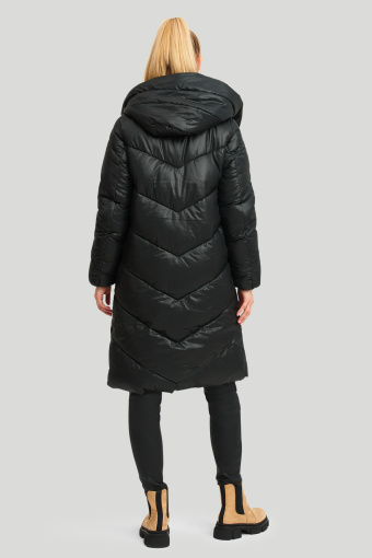 Kurtka pikowana z kapturem