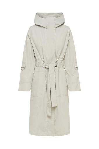 Parka w kolorze jasnobeżowym