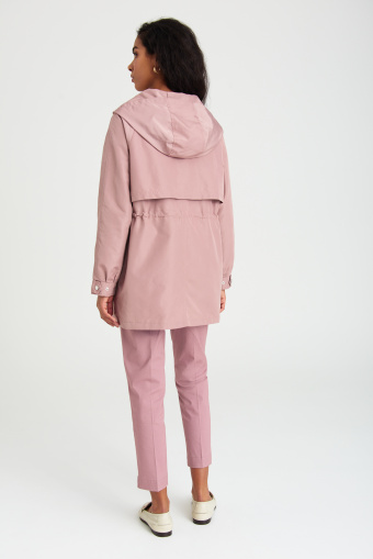 Kurtka przeciwdeszczowa, jasny róż