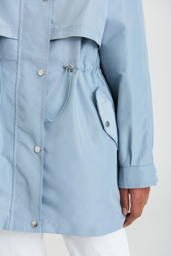 Błękitna kurtka przeciwdeszczowa Błękitna kurtka przeciwdeszczowa