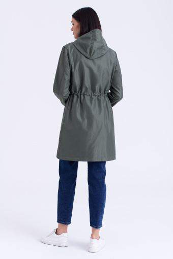 Zielona kurtka typu parka Zielona kurtka typu parka