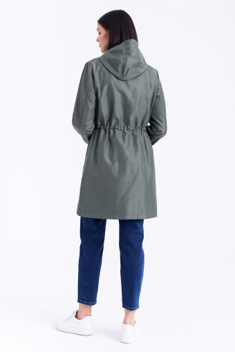 Zielona kurtka typu parka Zielona kurtka typu parka