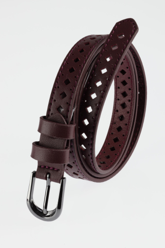 Wąski pasek w brązowym kolorze