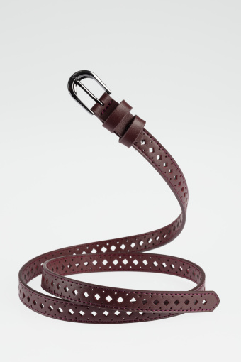 Wąski pasek w brązowym kolorze