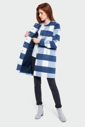 Płaszcz w kratę