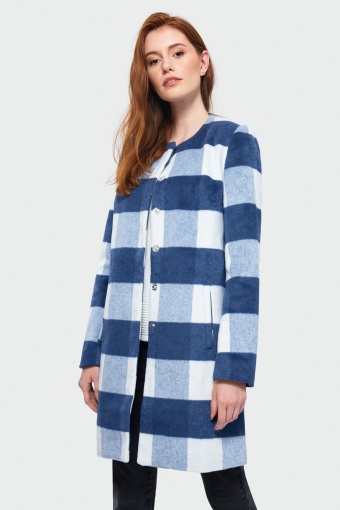 Płaszcz w kratę