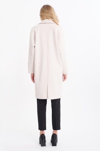 Krótki płaszcz jednorzedowy