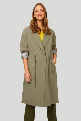 Płaszcz o luźnym kroju