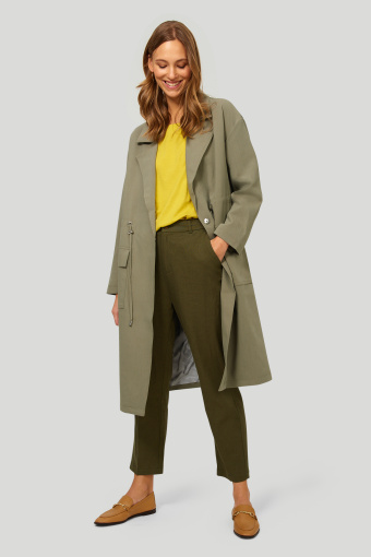 Płaszcz o luźnym kroju