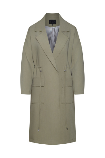 Płaszcz o luźnym kroju