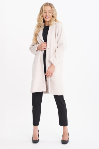 Krótki płaszcz jednorzedowy