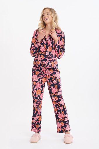 Piżama z dzianiny bawełnianej