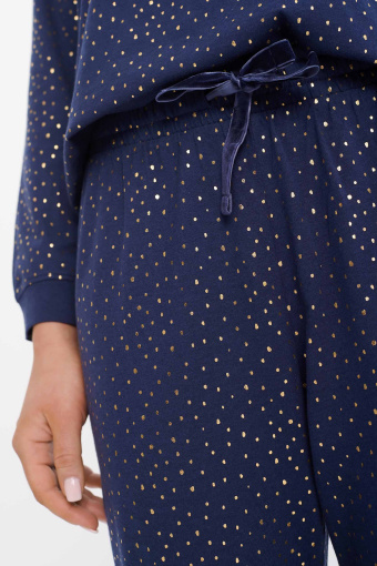 Piżama z połyskującym nadrukiem