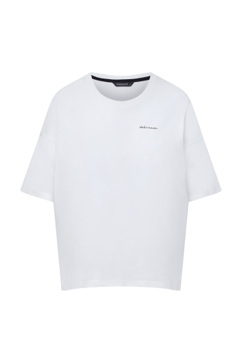 Bawełniana, dwuczęściowa piżama z nadrukiem w groszki