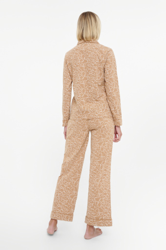 Dwuczęściowa piżama z koszulą