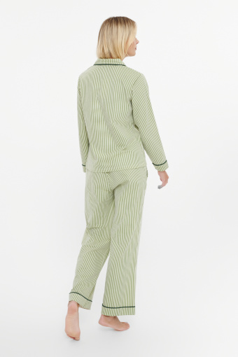 Dwuczęściowa piżama w pasy