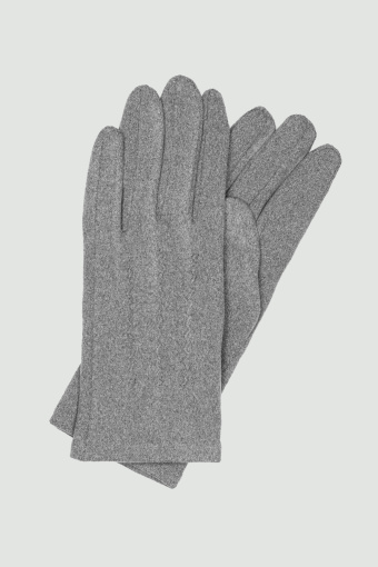 Klasyczne, szare rękawiczki