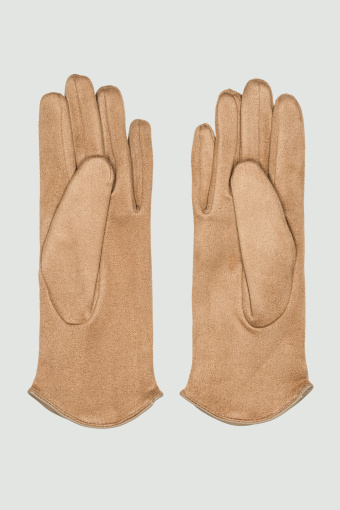 Stylowe rękawiczki, beż