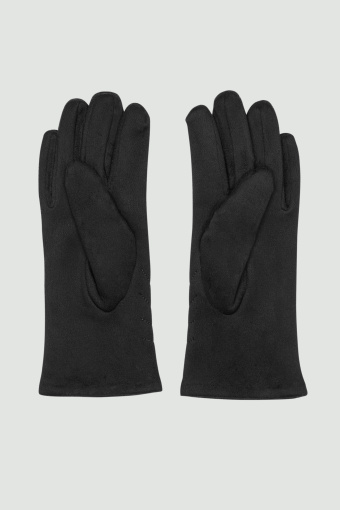 Rękawiczki z guziczkiem i przeszyciami Rękawiczki z guziczkiem i przeszyciami