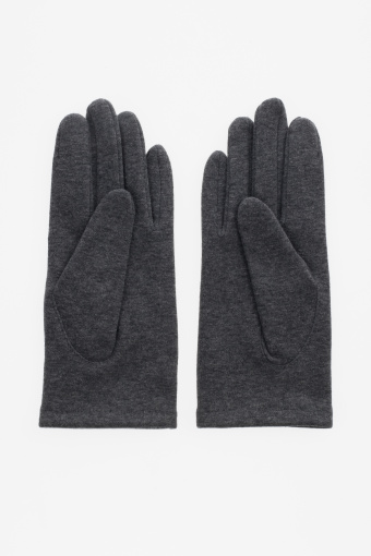 Ciemnoszare klasyczne rękawiczki