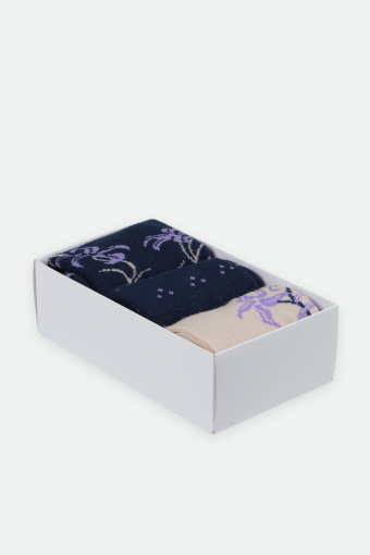 Zestaw wzorzystych skarpet 