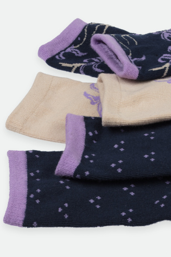 Zestaw wzorzystych skarpet 