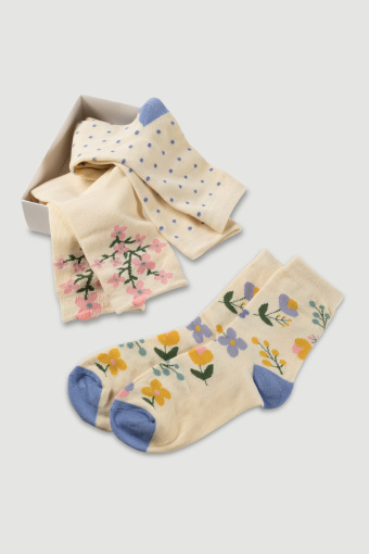 Zestaw kolorowych skarpet