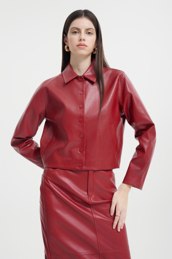 Ołówkowa spódnica w kolorze bordo