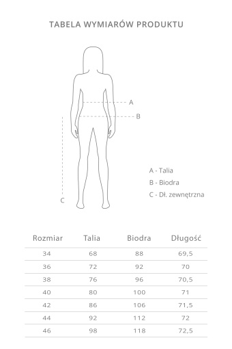 Ciemnogranatowa, denimowa spódnica z rozcięciem
