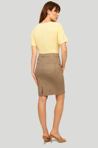 Bawełniana spódnica o klasycznym kroju Bawełniana spódnica o klasycznym kroju