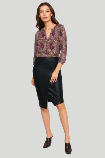 Spódnica z ekologicznej skóry